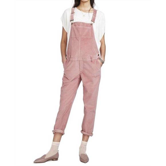 NEW HATCH maternity the cord overall jeans in rose - Picture 1 of 2